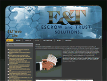 Tablet Screenshot of escrowtrustsolutions.com